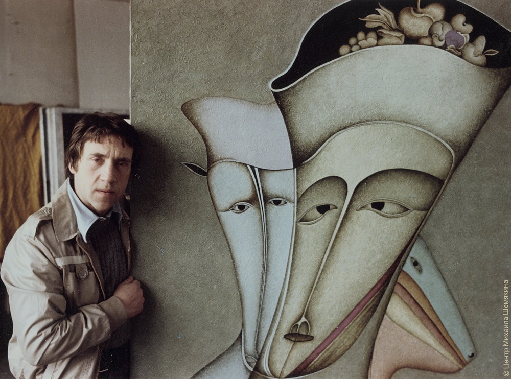 Высоцкий и картина Михаила Шемякина Метафизическая голова, 1976