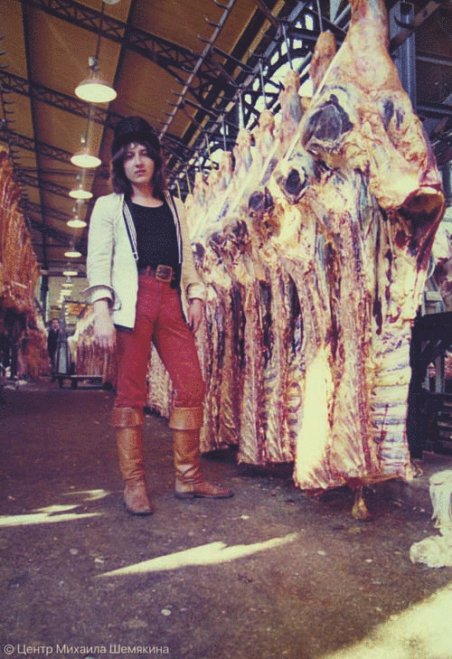 На Центральном рынке Парижа, 1972 год