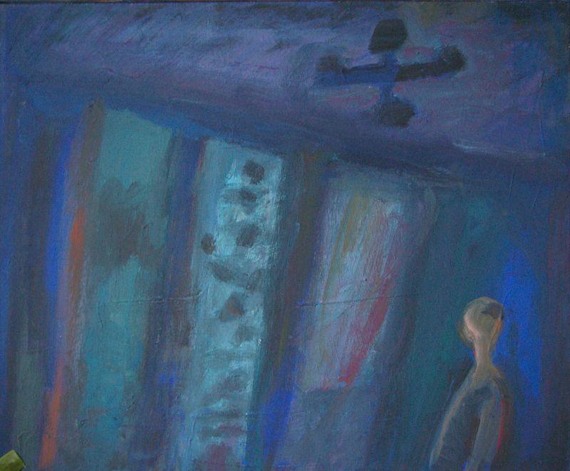 Рабчинский Валерий. Ночь в мастерской. 2005, Холст, масло